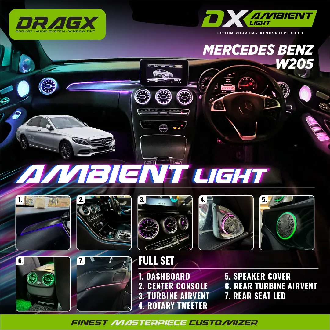 AMBIENT LIGHT MERCEDES BENZ W205