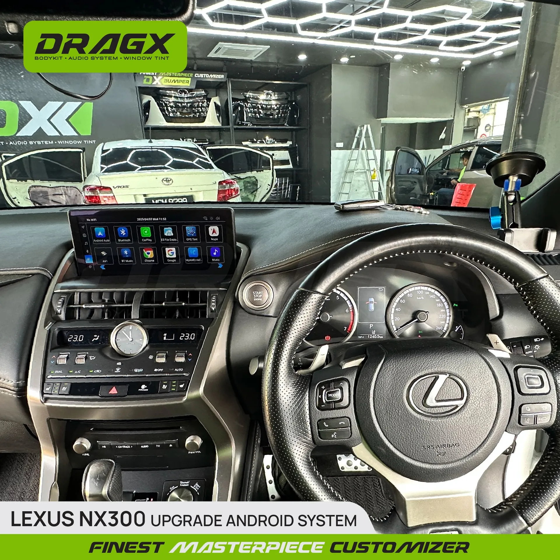 LEXUS NX300 UPGRADE ANDROID SYSTEM