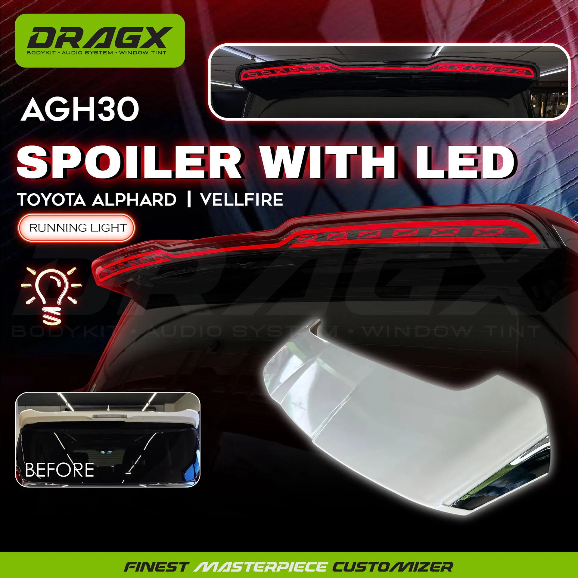 SPOILER WITH LED -Out of stock- 