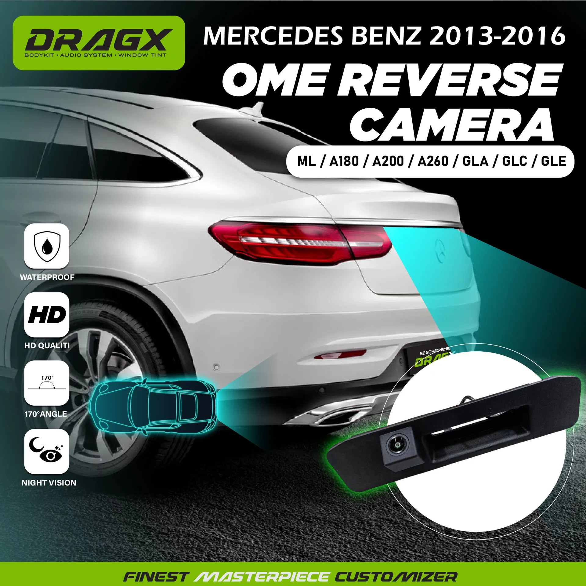 OEM REVERSE CAMERA MERZ 2013-2016 ML A180 A200 A260 GLA GLC GLE OU-8014