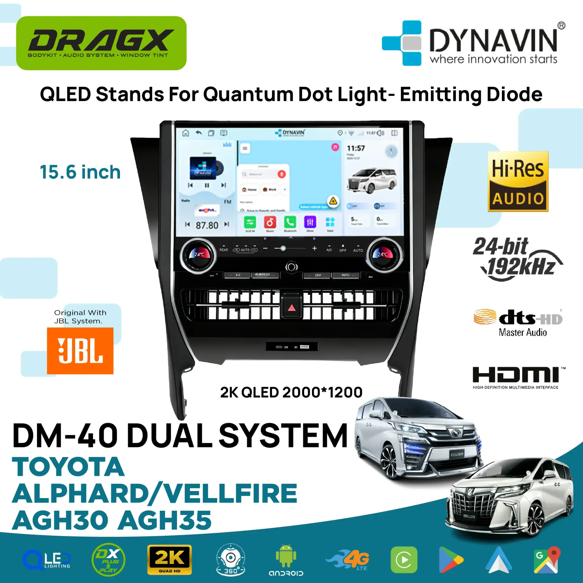 DM-40 DUAL SYSTEM AGH30 & AGH35 15.6 INCH