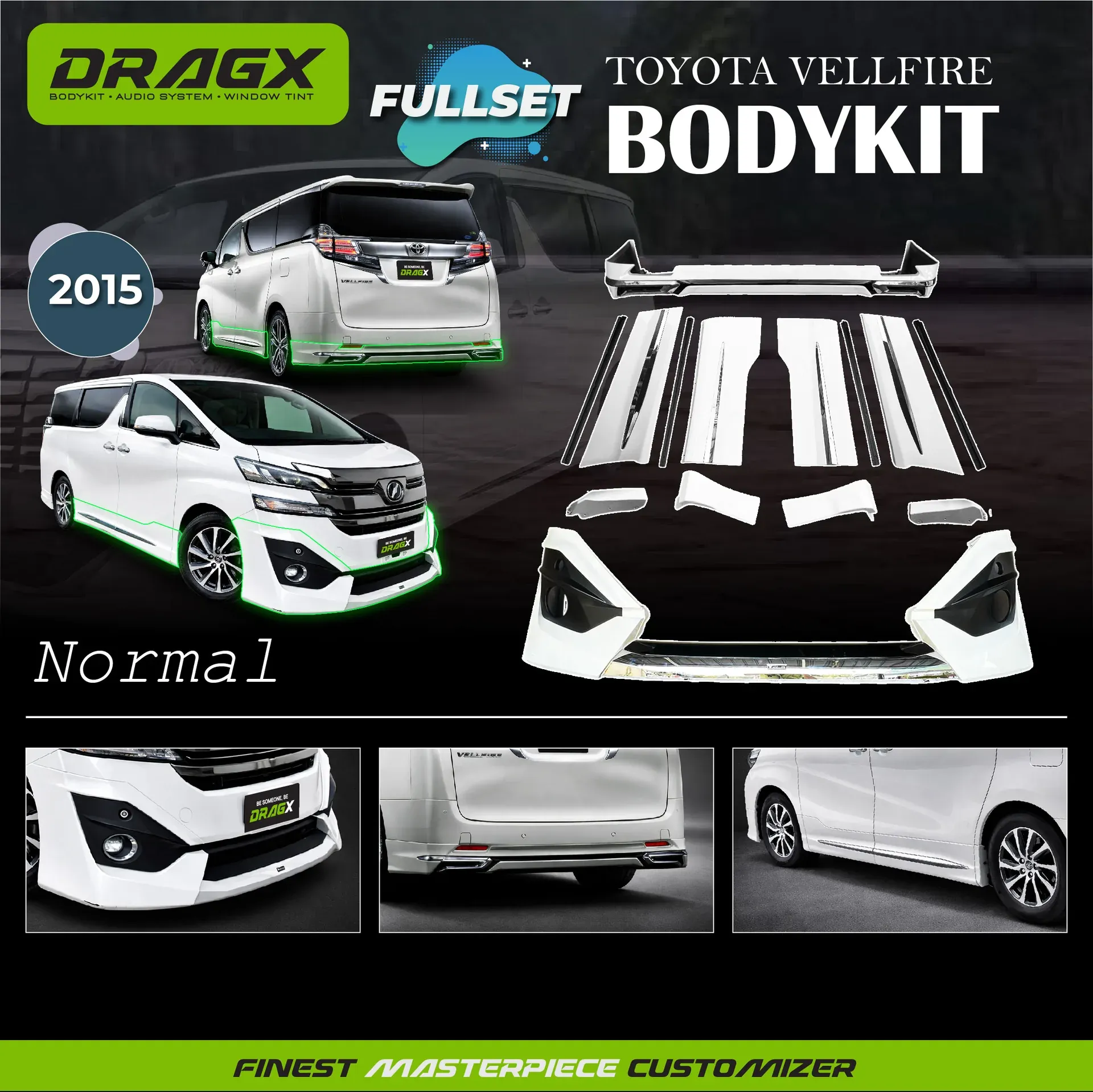 BODYKIT VELLFIRE 2015 NORMAL FULLSET