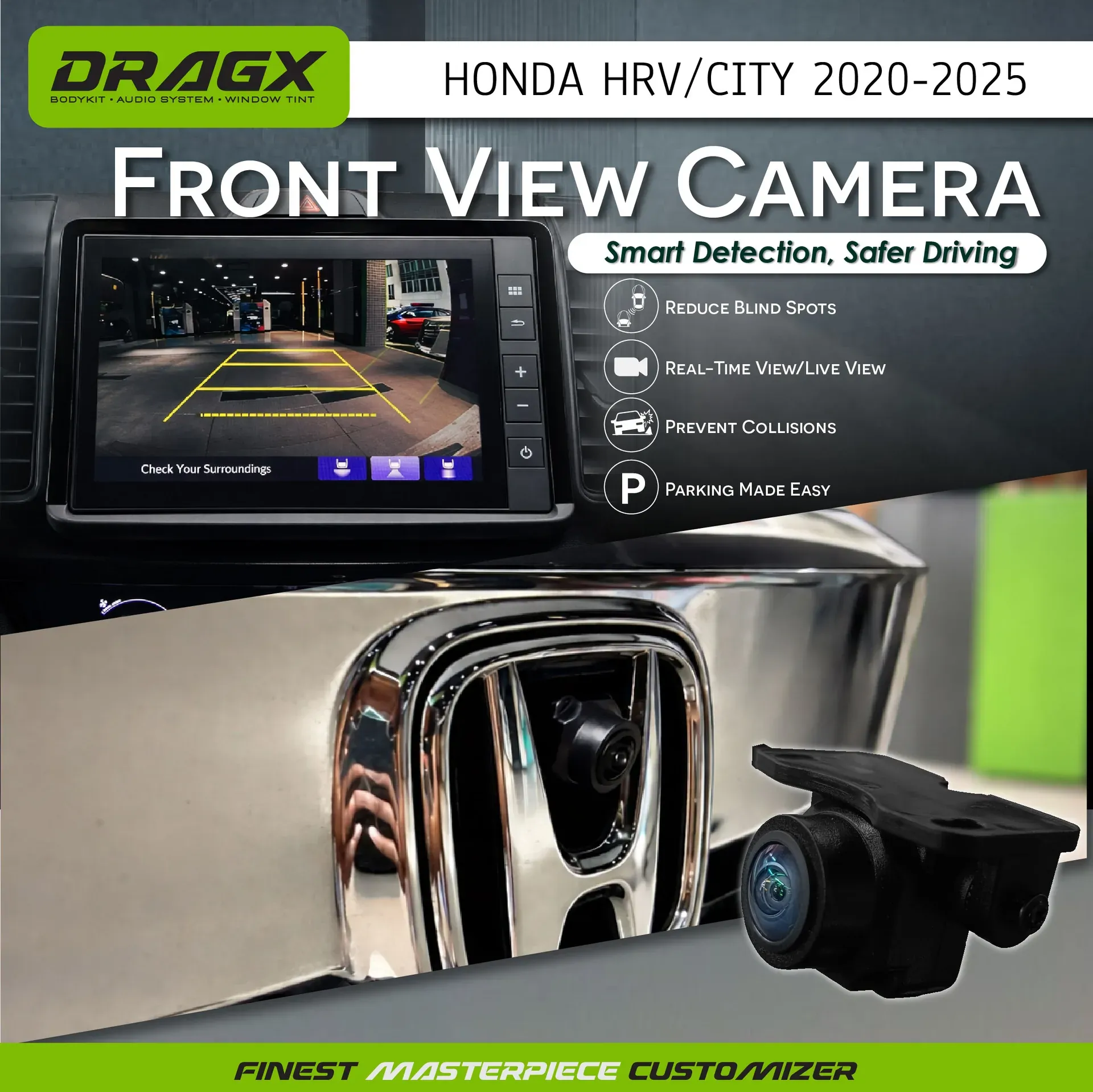 HONDA HRV/CITY 2020-2025 FRONT VIEW CAMERA