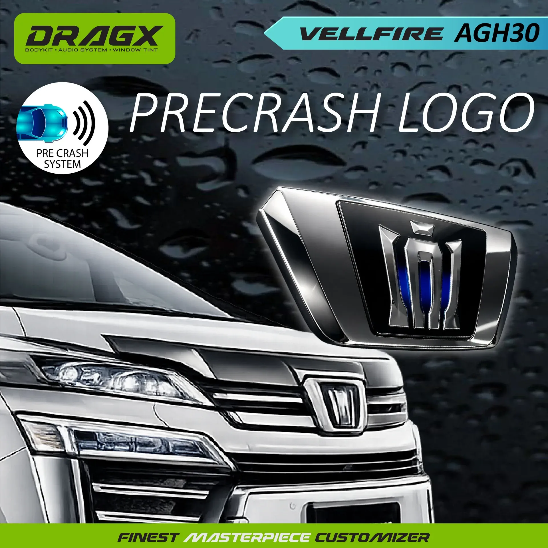 PRECRASH CROWN LOGO WITH PRE CRASH SYSTEM AGH30