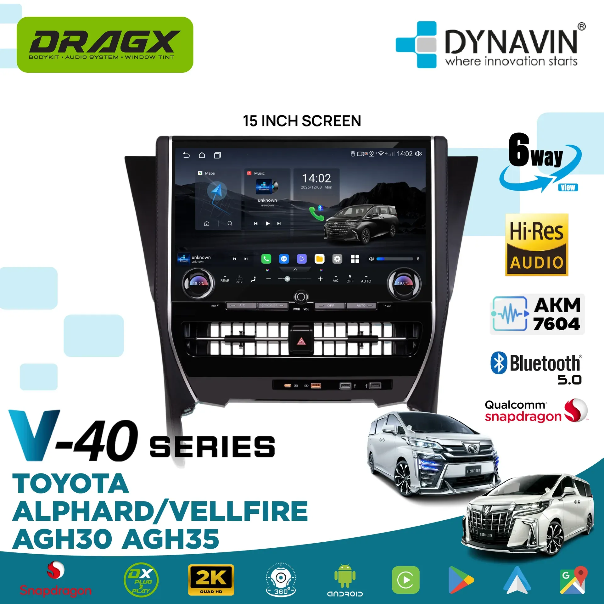 V40 SERIES AGH30 & AGH35 15 INCH