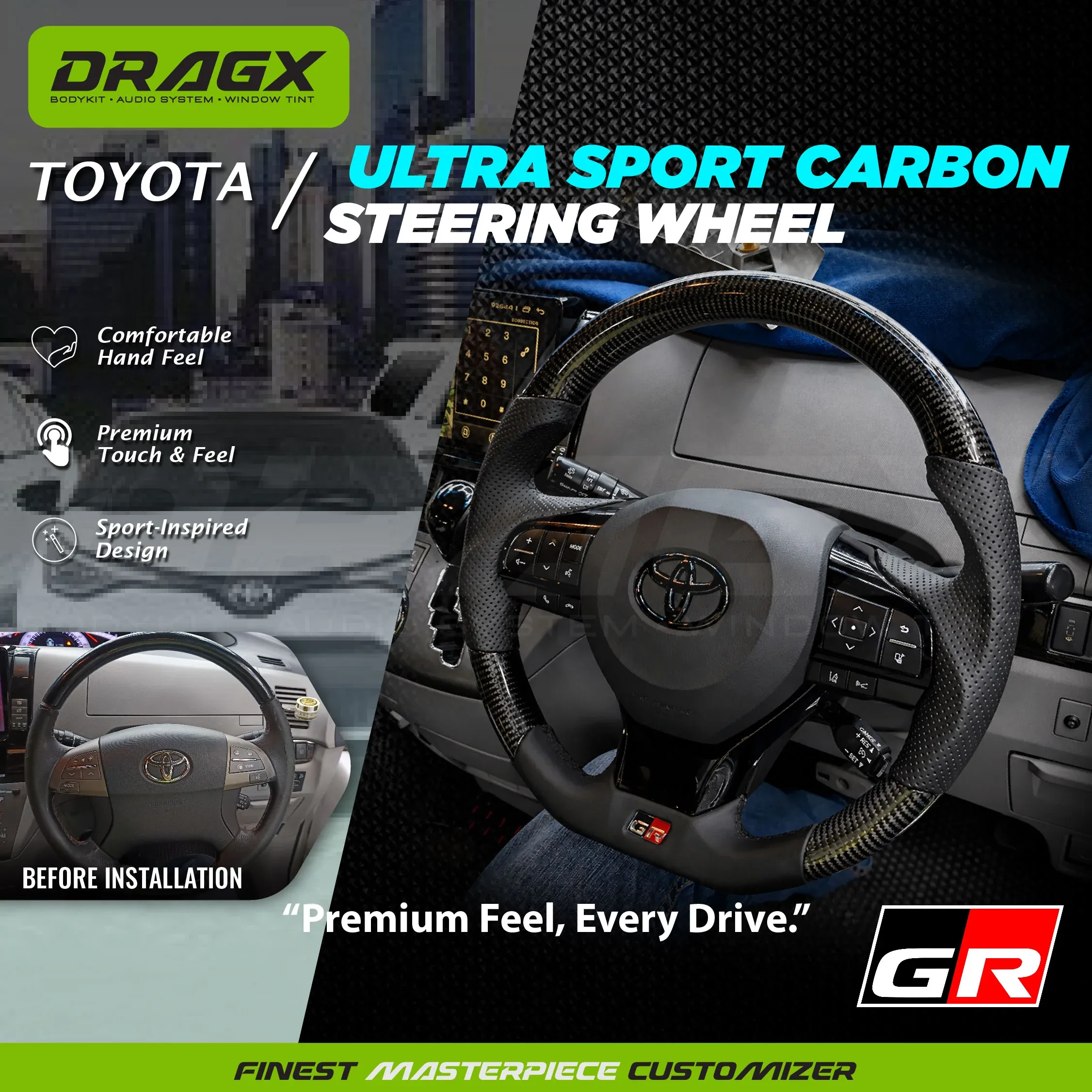 STEERING TOYOTA ULTRA SPORT CARBON GR