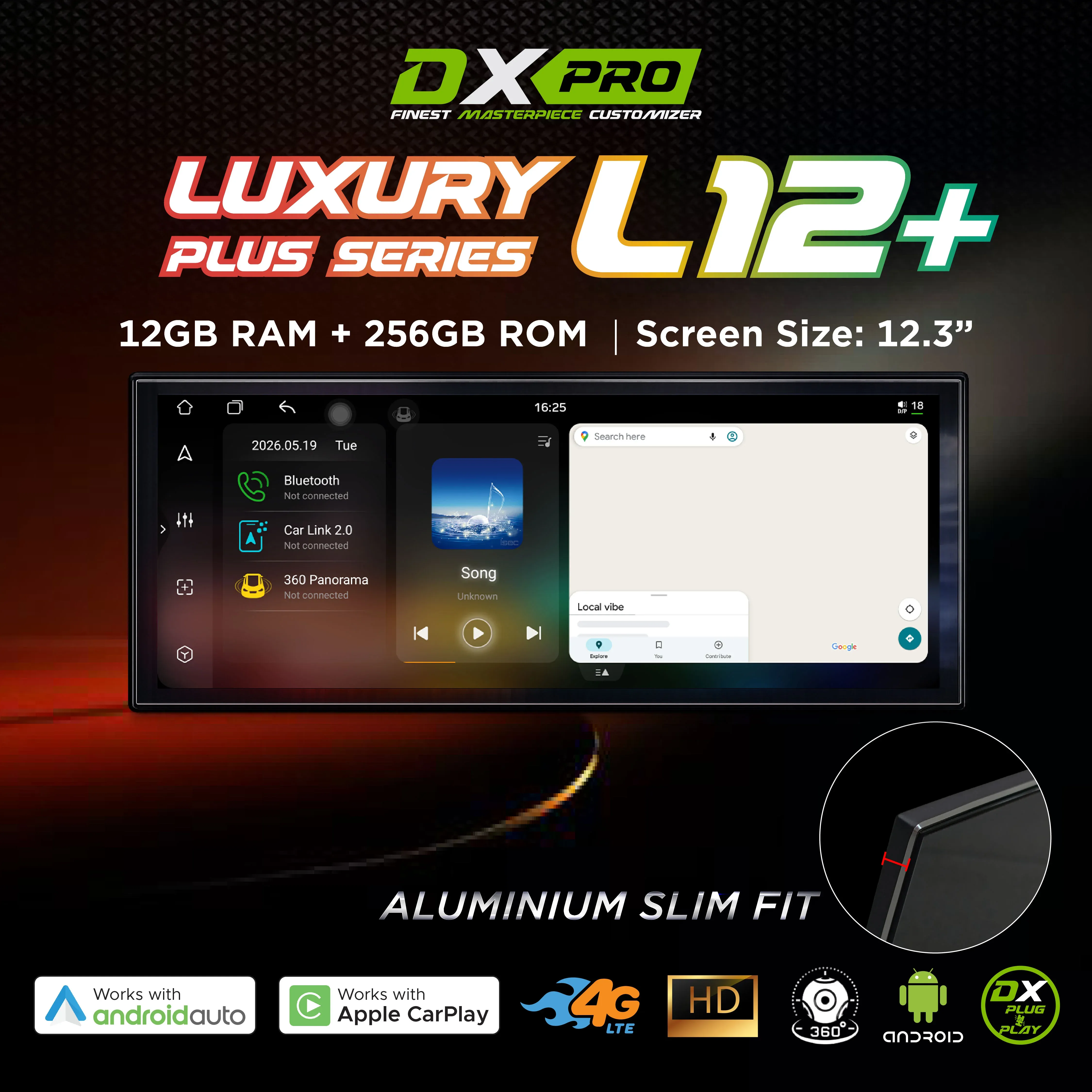 Android Player DXPRO Luxury Series 12 L12 PLUS