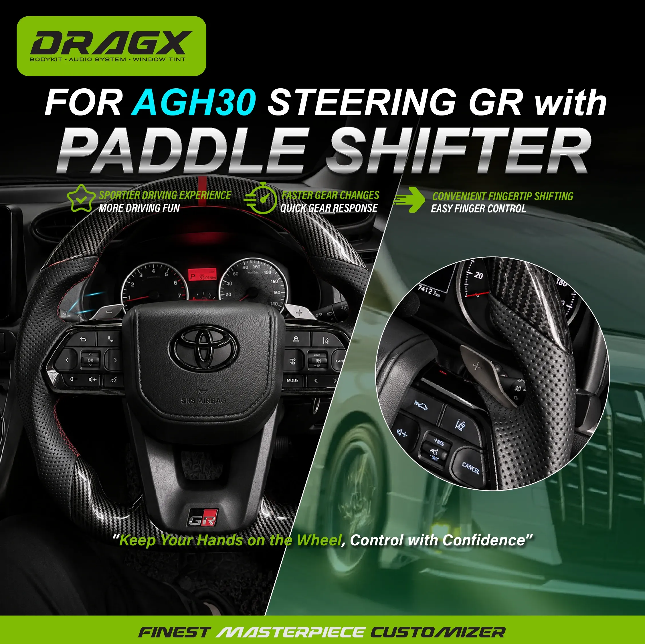STEERING GR WITH PEDAL SHIFT AGH30