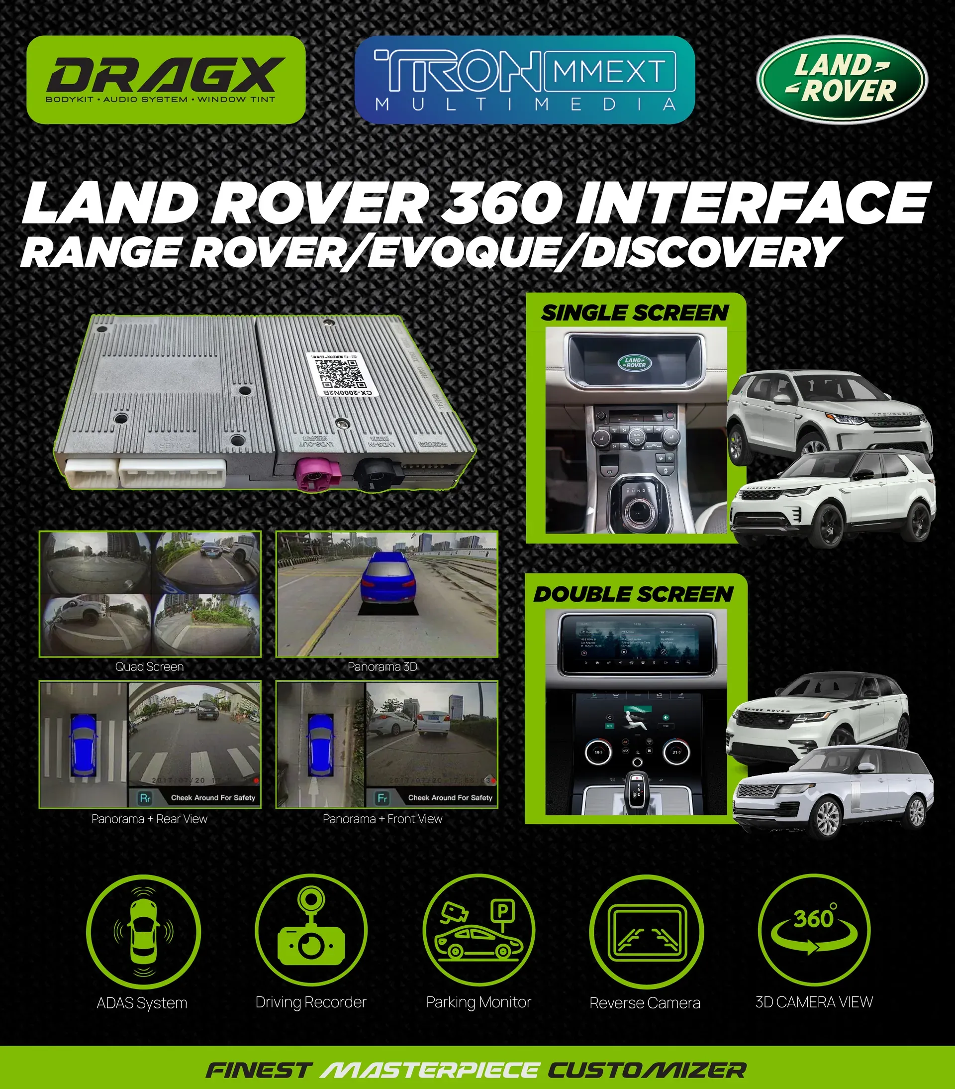 360 INTERFACE - RANGE ROVER / EVOQUE / DISCOVERY