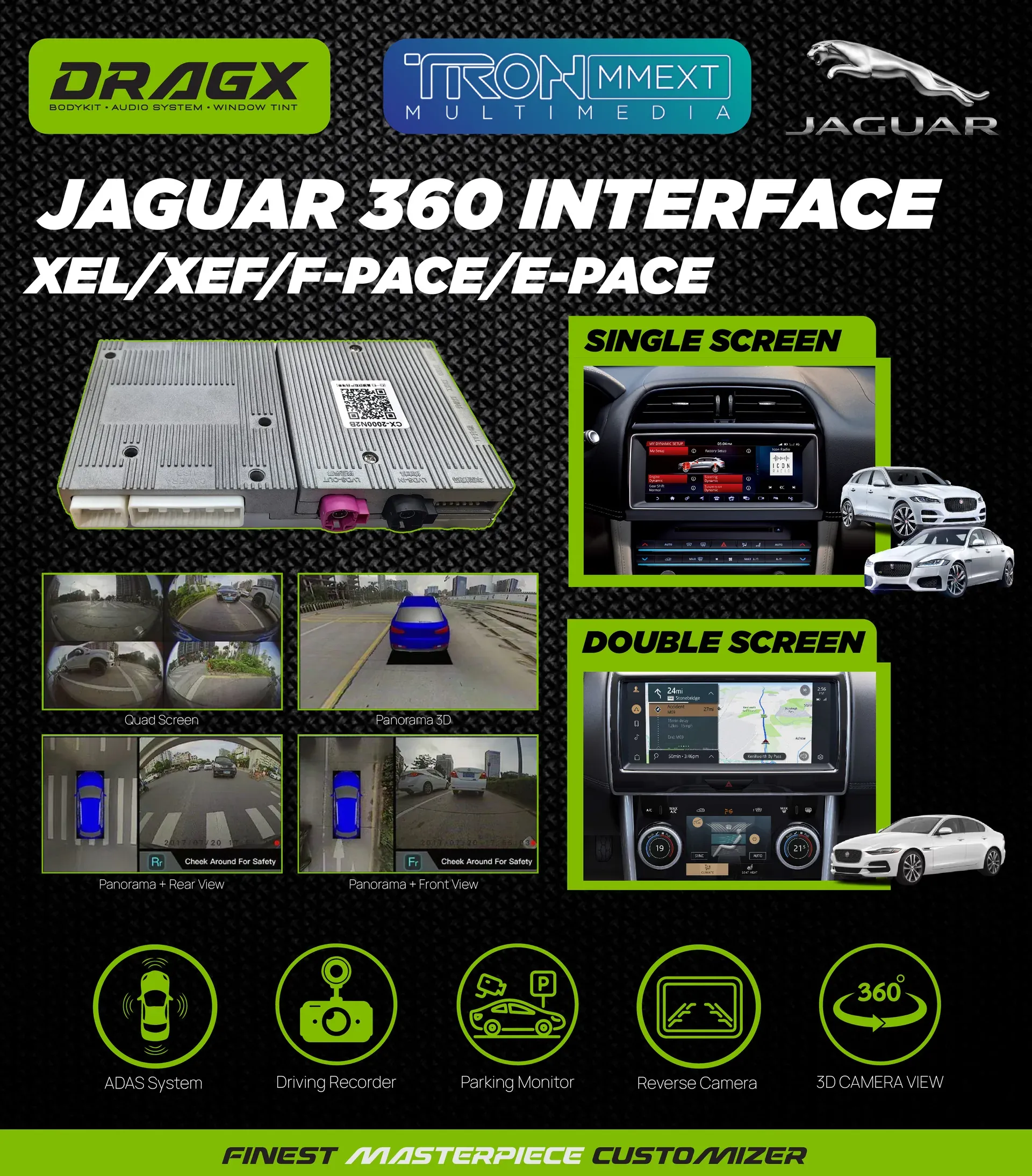 360 INTERFACE - JAGUAR XEL / XEF / F-PACE / E-PACE