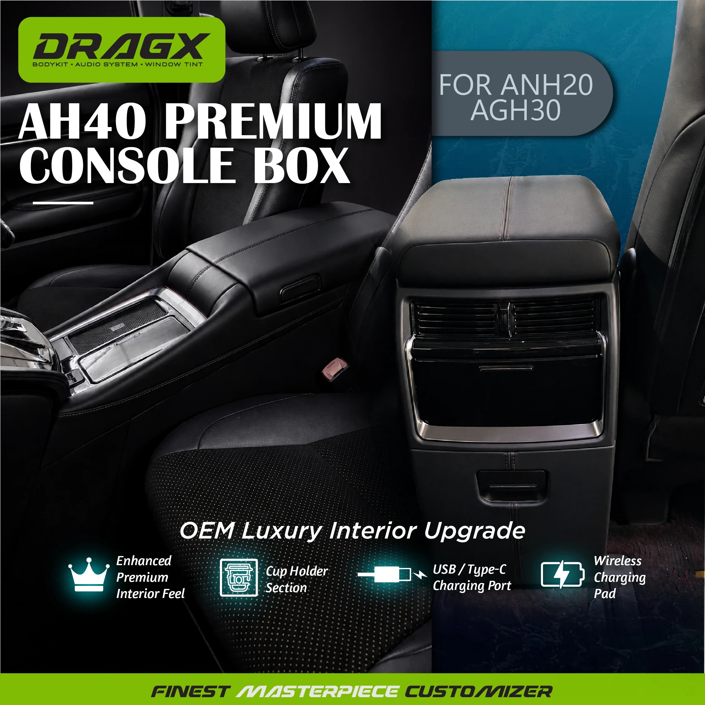 ANH20/AGH30 TO AH40 DESIGN PREMIUM CONSOLE BOX