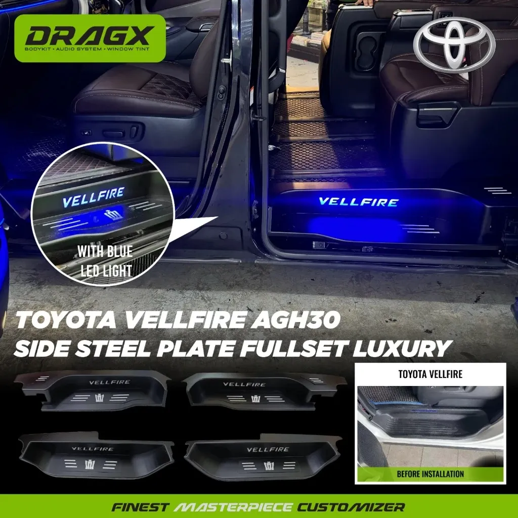 SIDE STEEL PLATE LUXURY TOYOTA VELLFIRE AGH30 