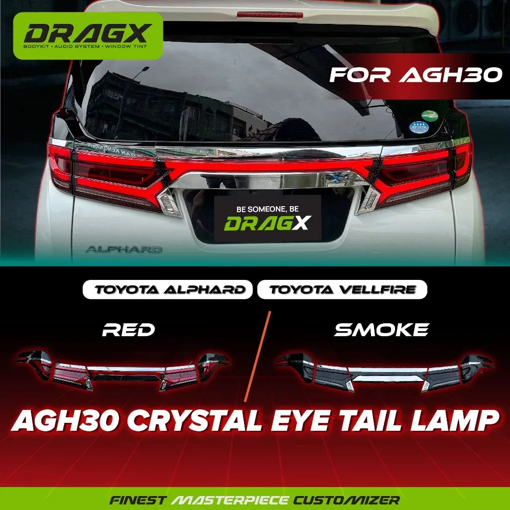 TAIL LAMP - CRYSTAL EYES ALPHARD/VELLFIRE 2018 AGH30 