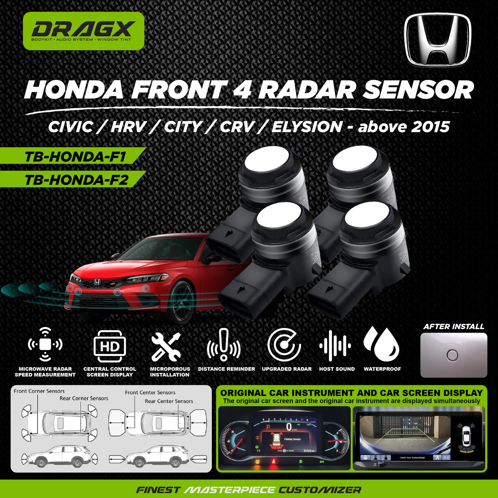 HONDA FRONT 4 RADAR SENSOR
