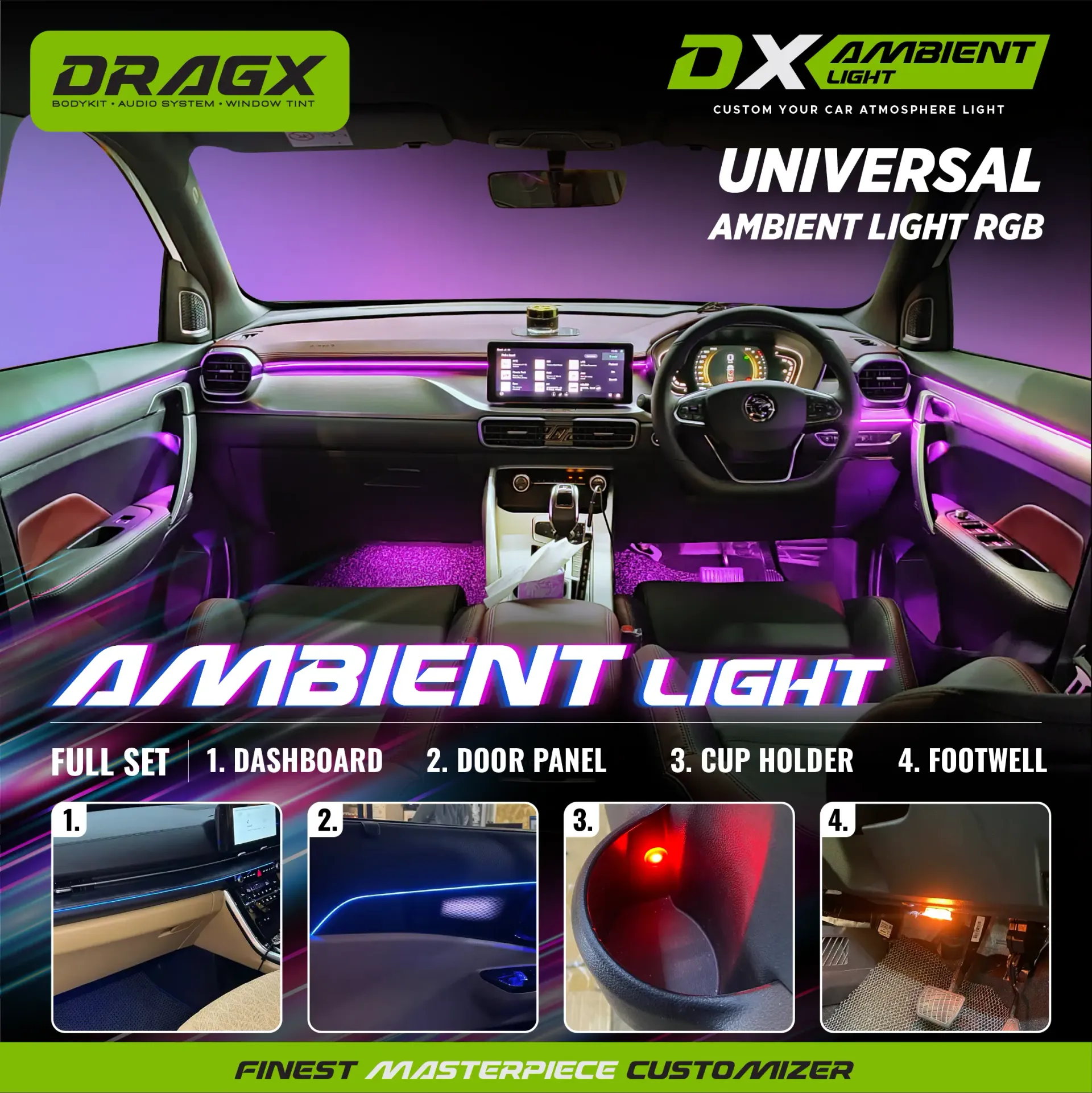 AMBIENT LIGHT 1 RGB UNIVERSAL FULLSET