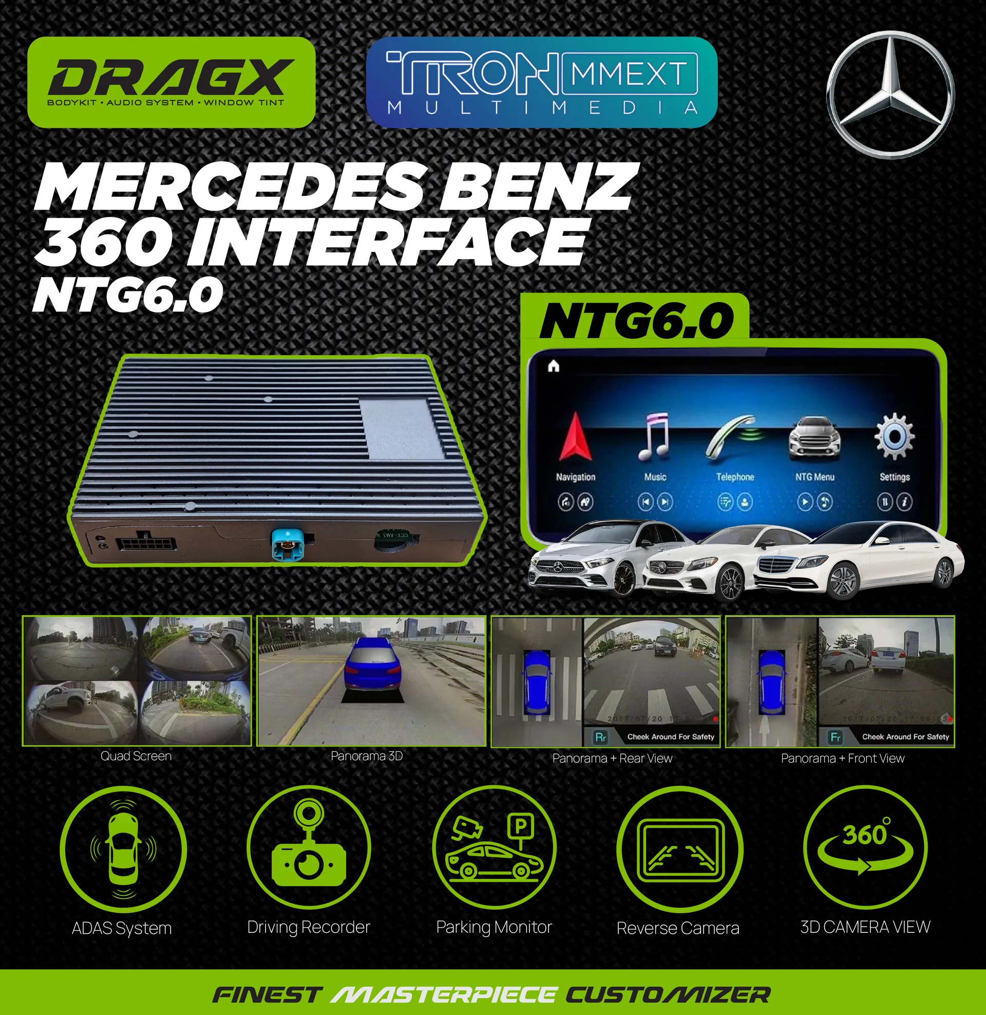 Mercedes Benz 360 Interface NTG 6.0