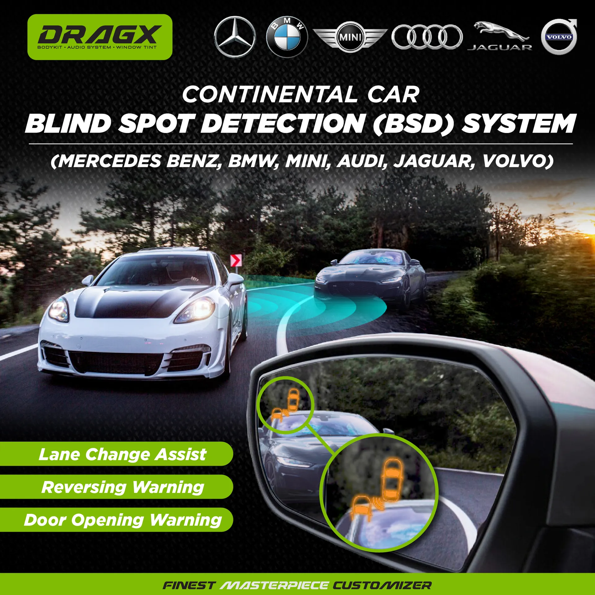 BLIND SPOT DETECTION (BSD) SYSTEM-CONTINENTAL CAR
