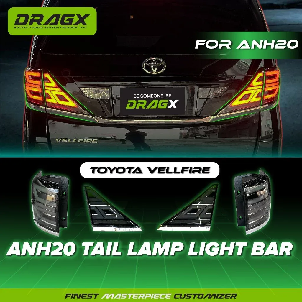 TAIL LAMP LIGHT BAR - TOYOTA VELLFIRE ANH20 