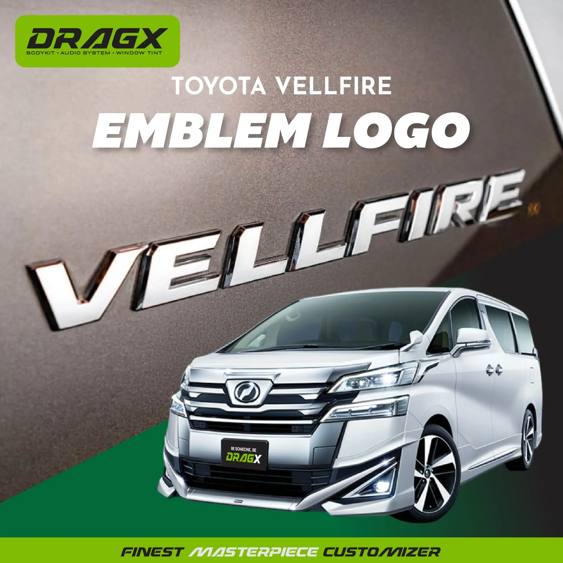 EMBLEM LOGO TOYOTA VELLFIRE