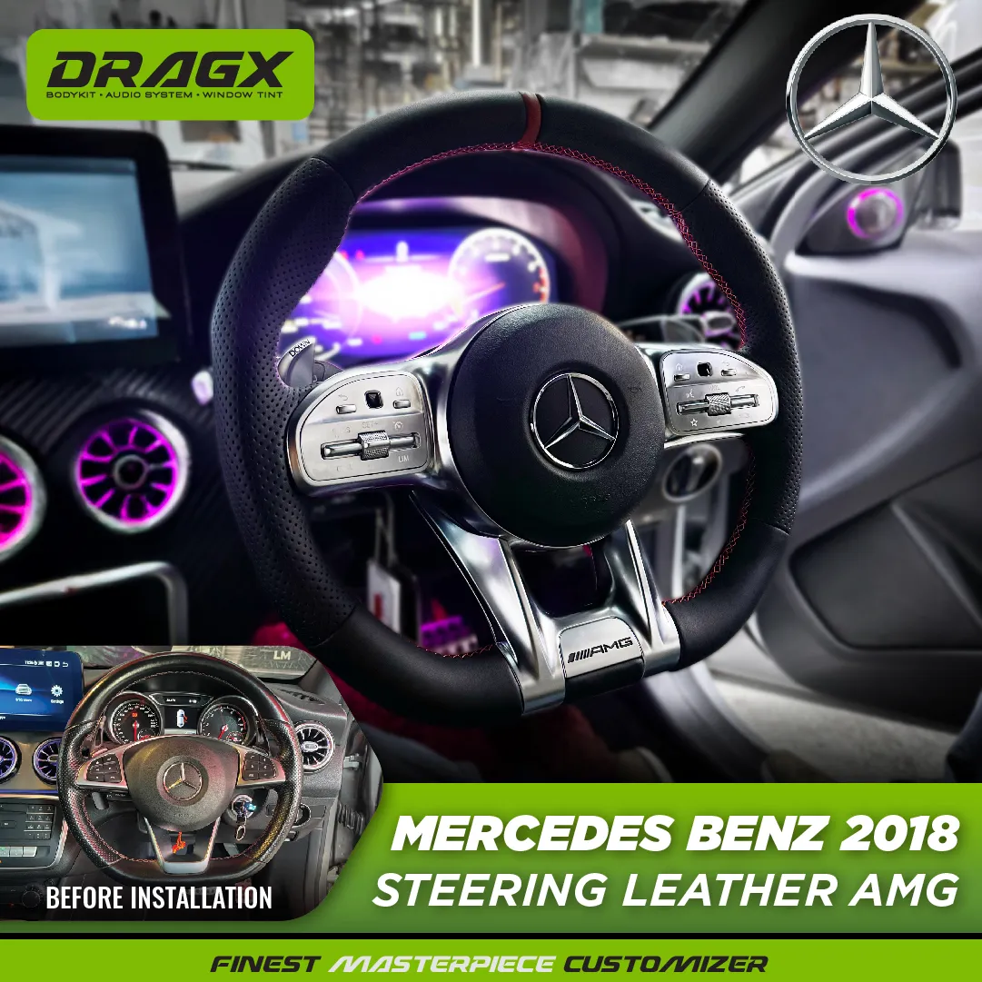 MERCEDES BENZ 2018 STEERING LEATHER AMG