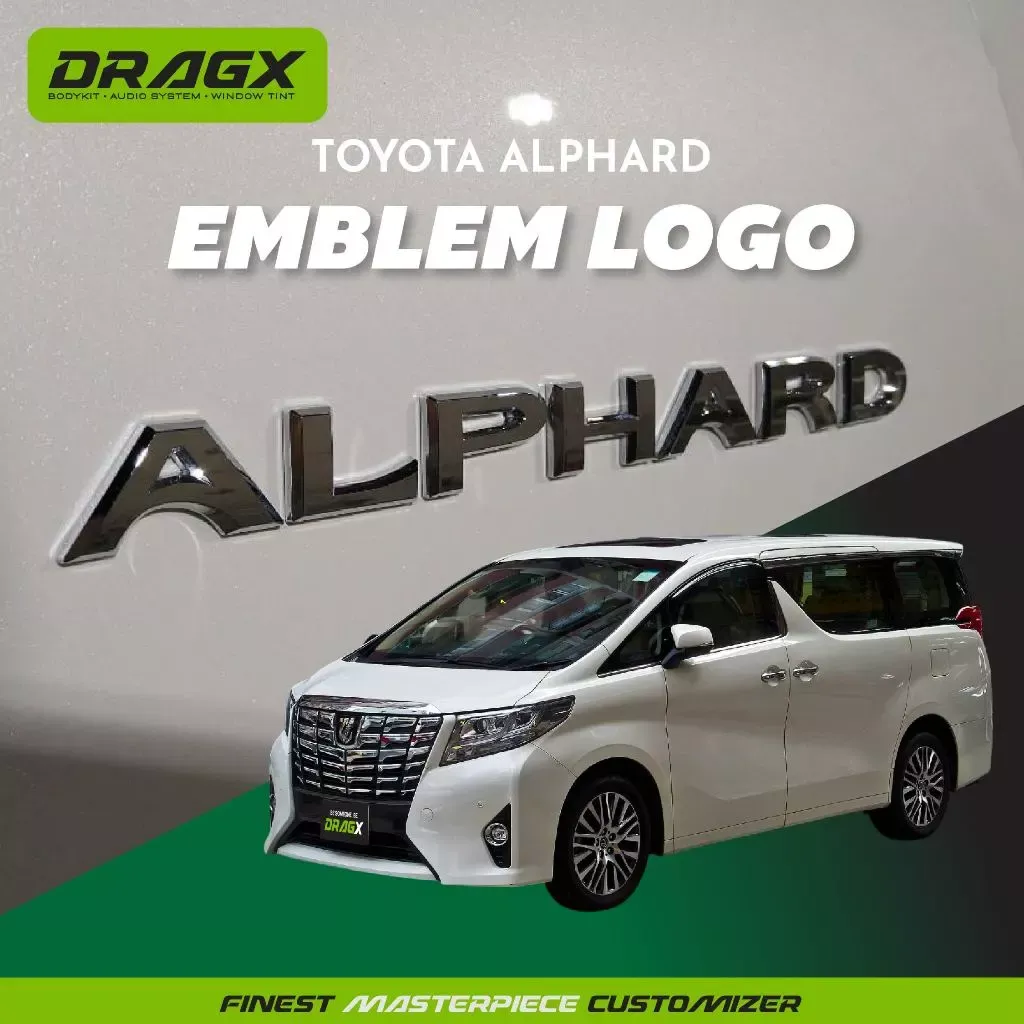 EMBLEM LOGO TOYOTA ALPHARD 