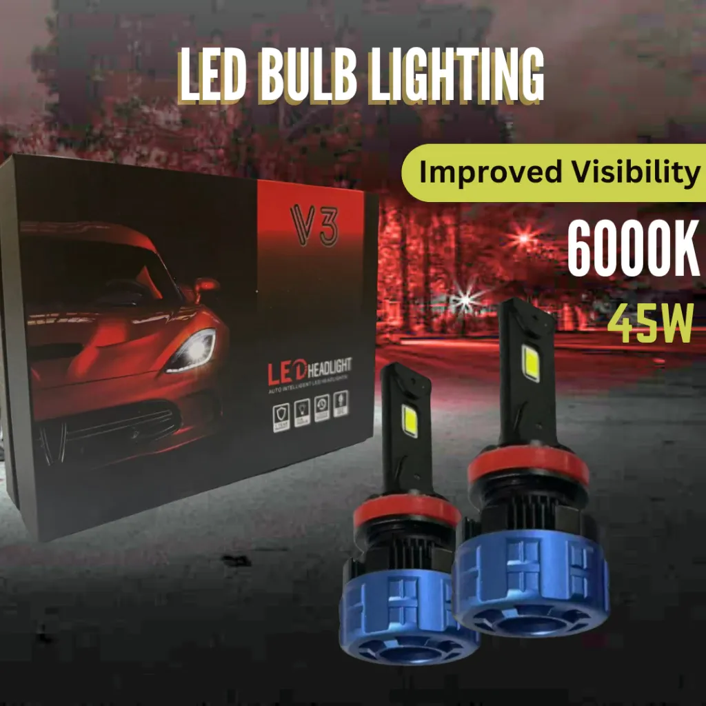 V3 HEADLIGHT H1 H4 H7 H8 H11 9005 9006 6000K