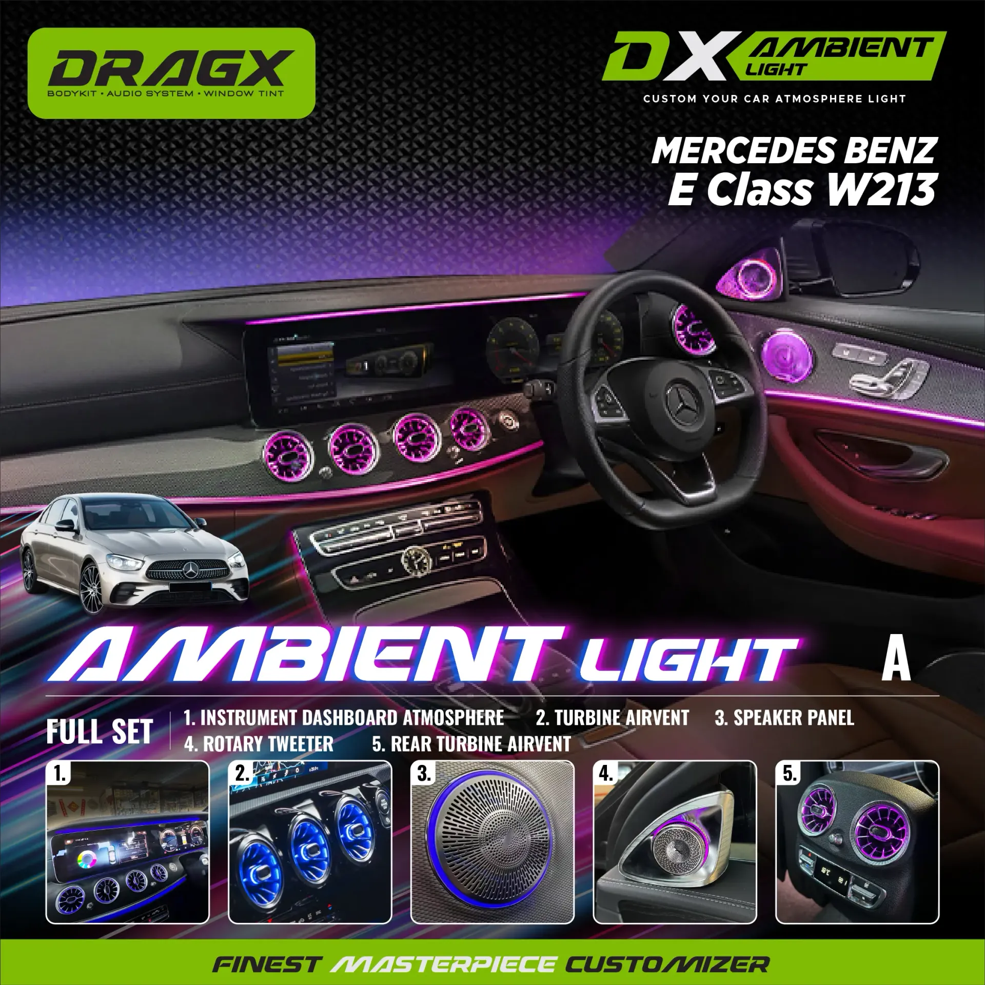 AMBIENT LIGHT MERZ E Class W213