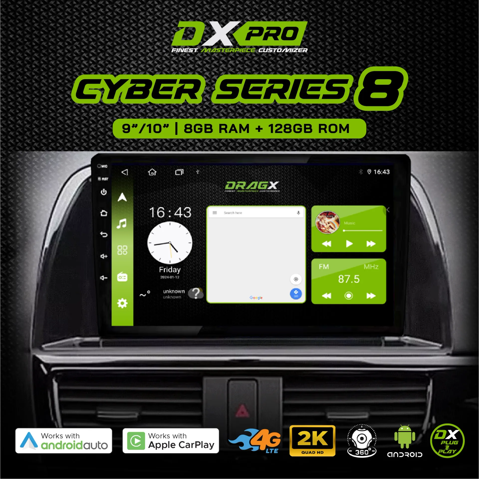 Android Player DXPRO Cyber Series 8