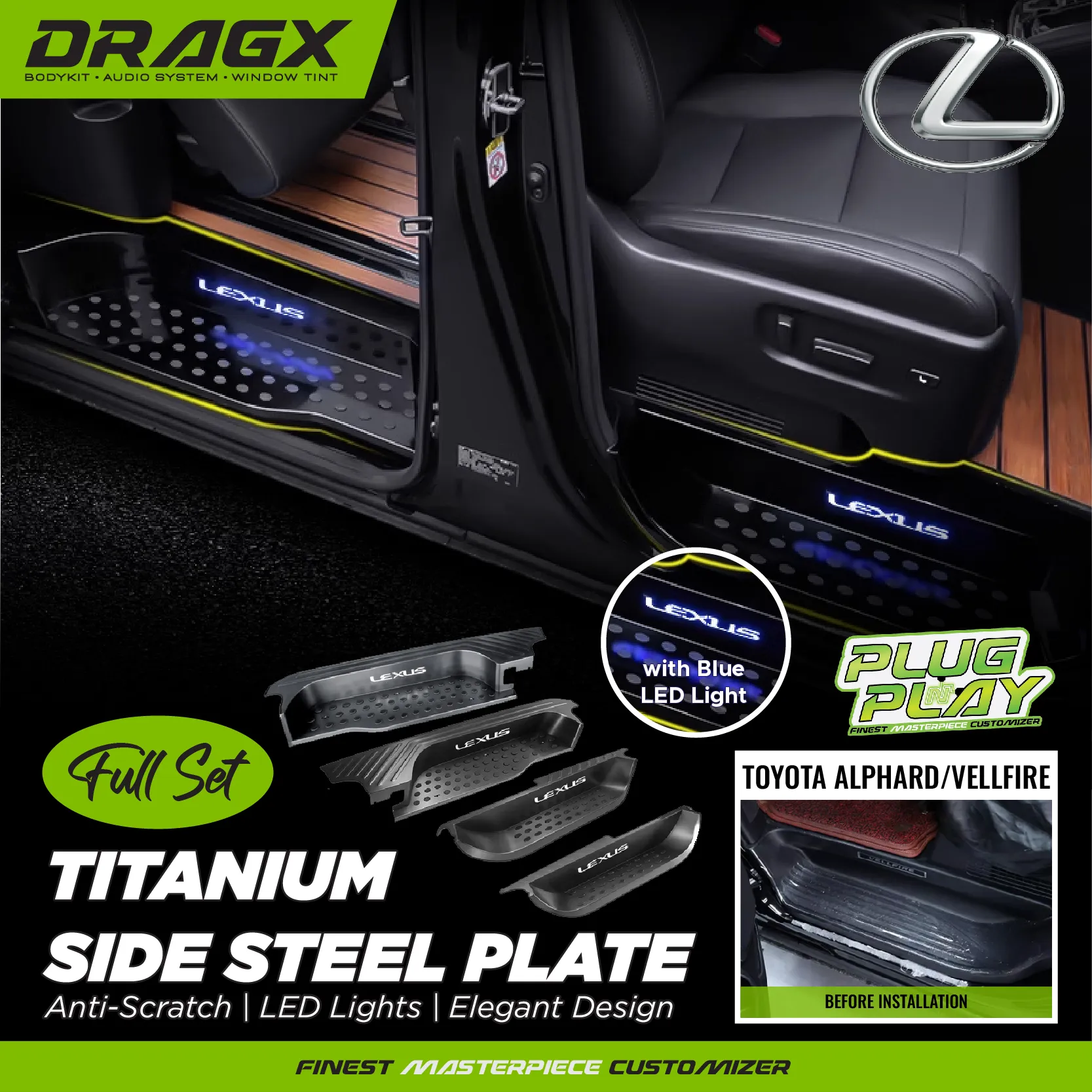Titanium Side Steel Plate