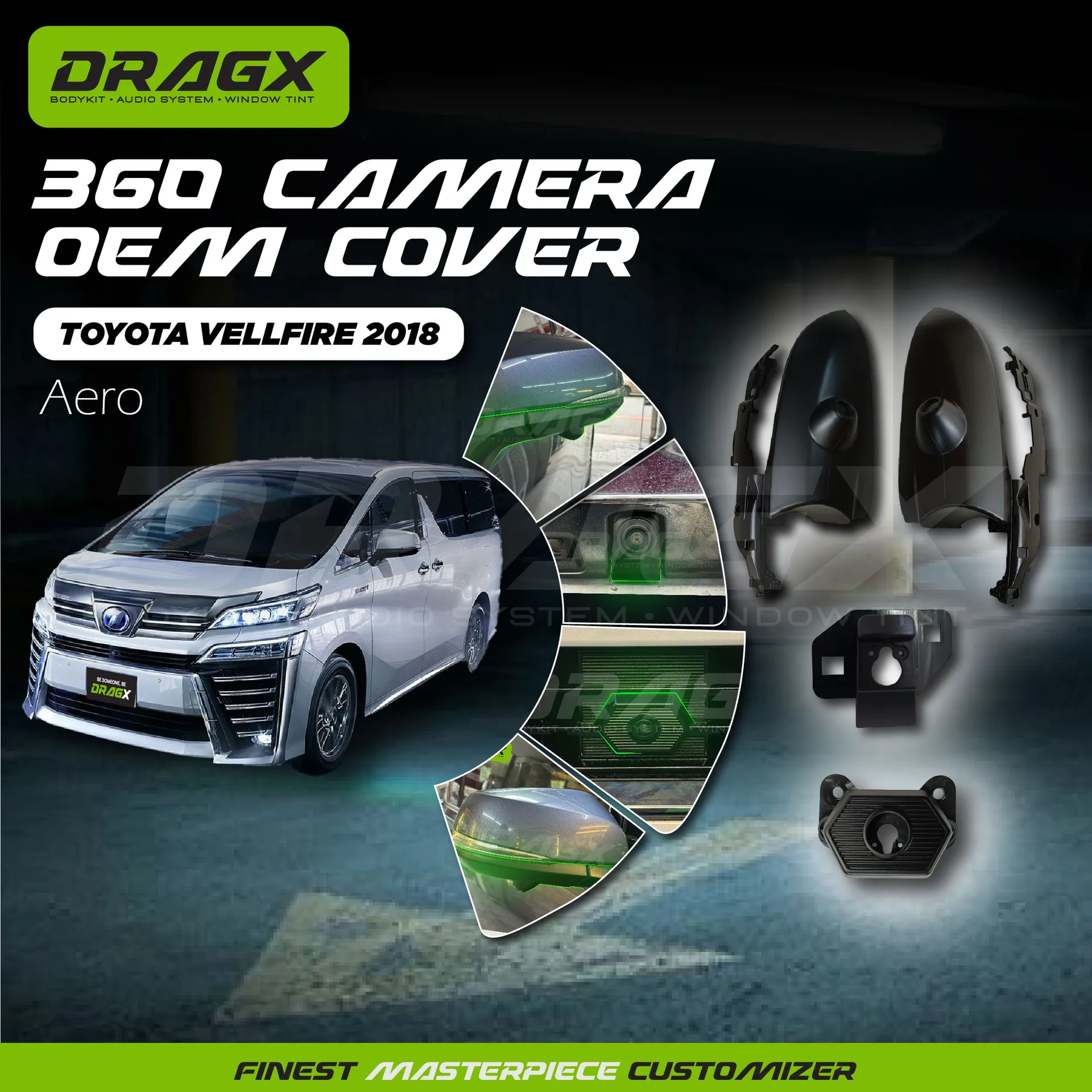 360 CAMERA OEM COVER AERO VELLFIRE AGH30 2018
