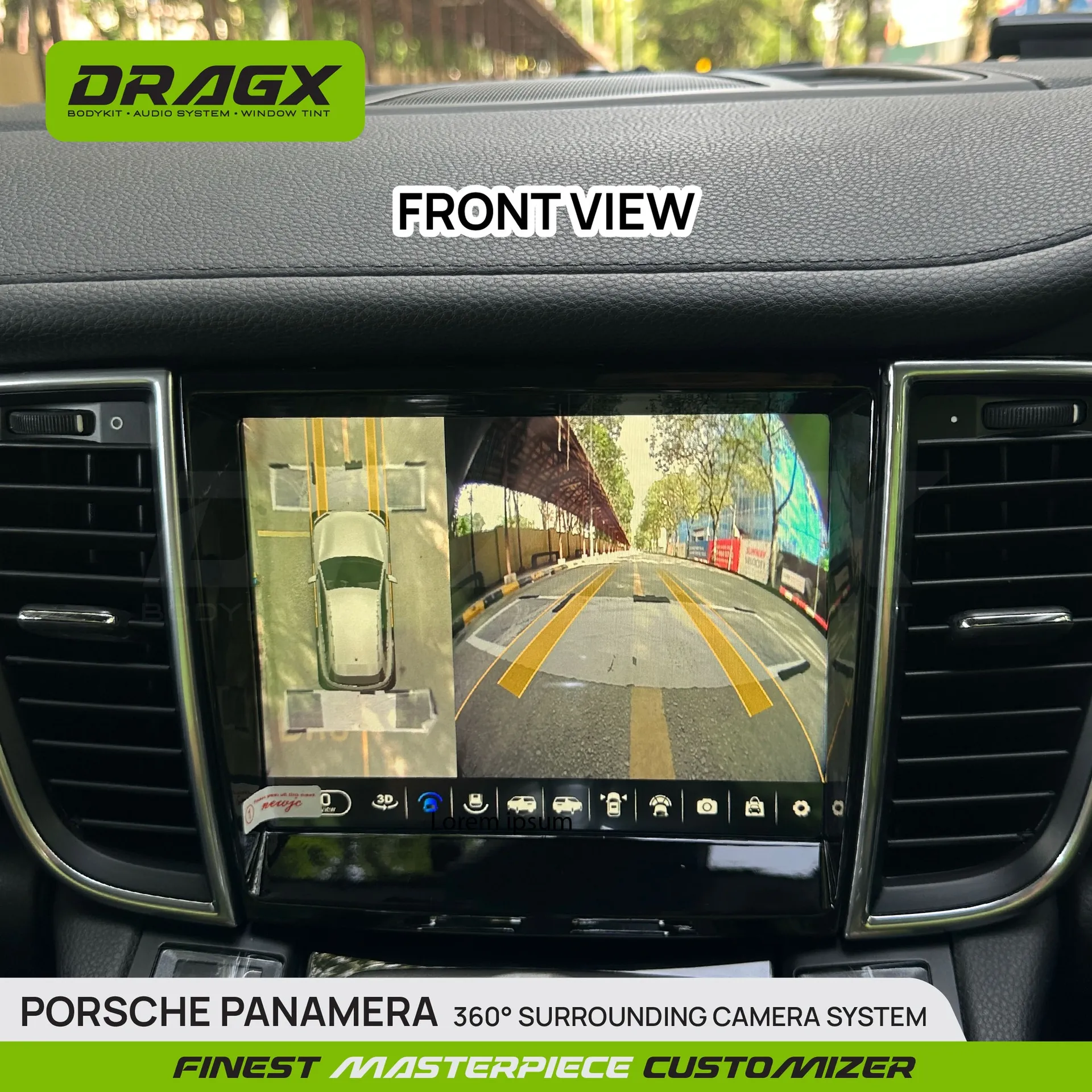 PORSCHE PANAMERA 360° SURROUNDING CAMERA SYSTEM - DragX Gallery Image